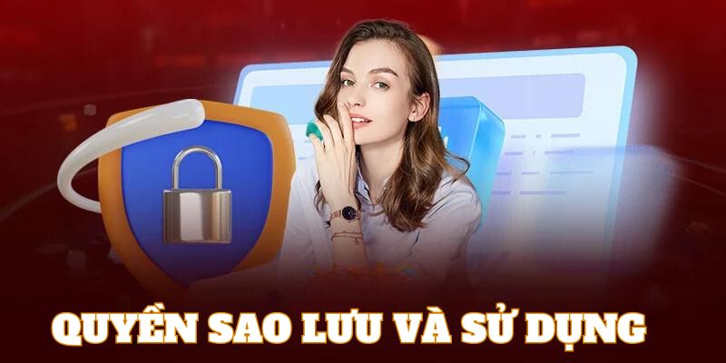 Quyền riêng tư 77BET về sao lưu và sử dụng dữ liệu